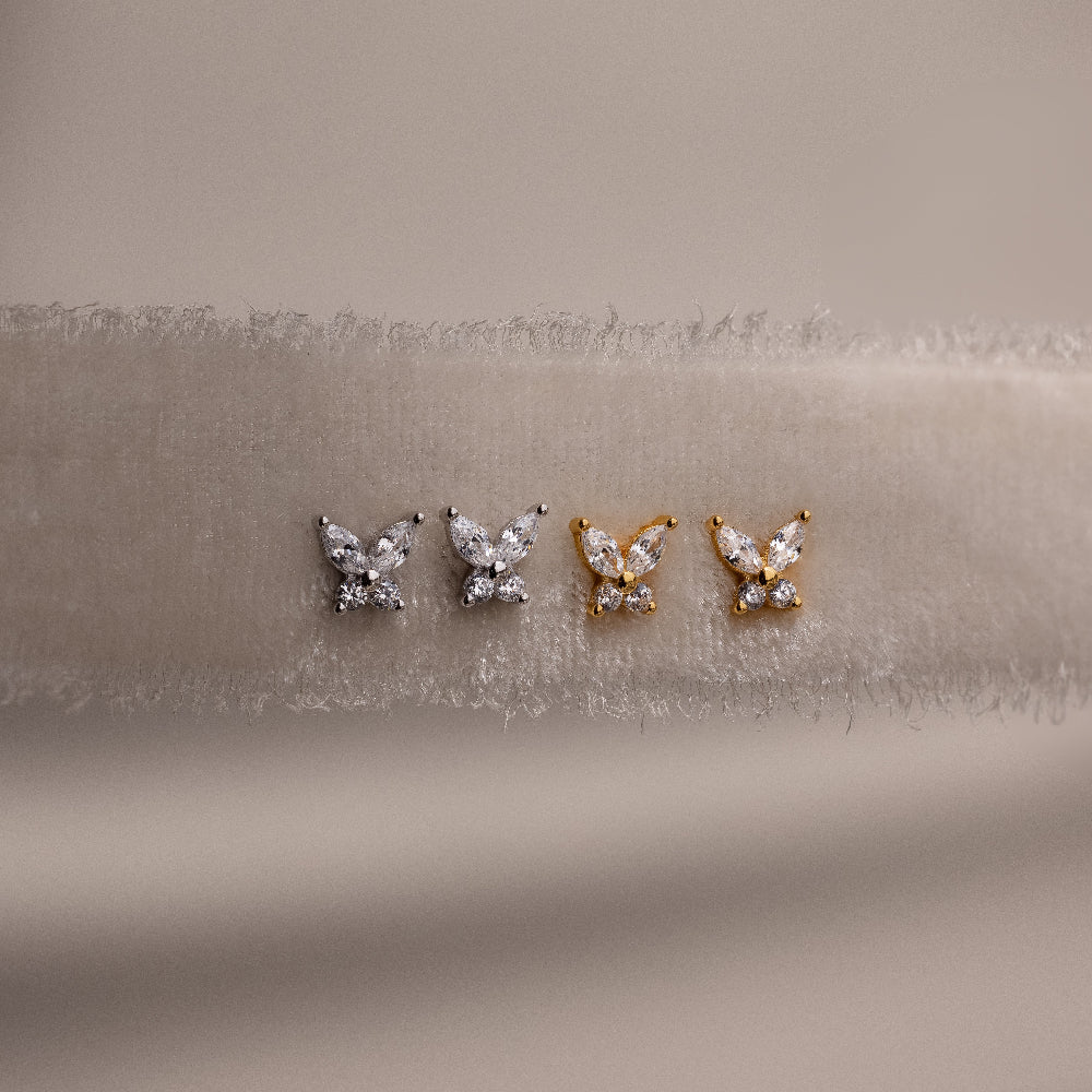 Butterfly Diamond Studs