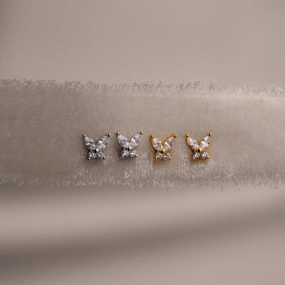 Butterfly Diamond Studs