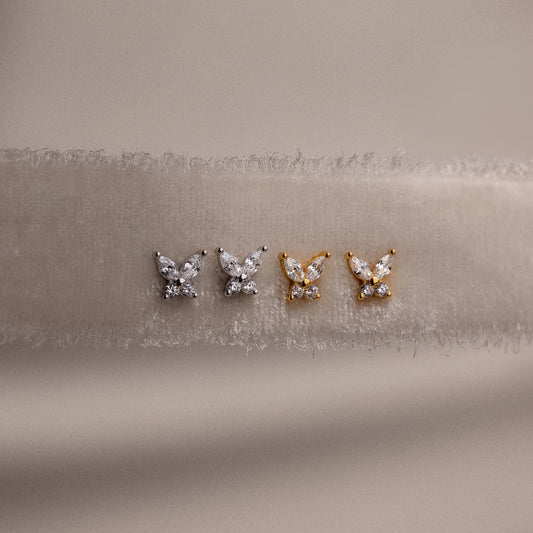Butterfly Diamond Studs