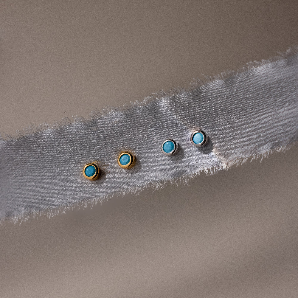 Ariel Turquoise Studs