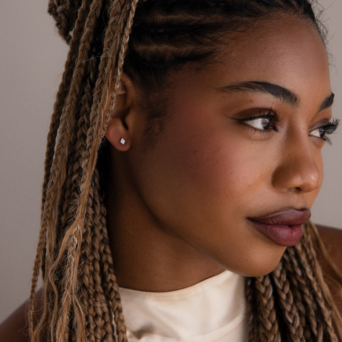 Avery Geometric Diamond Studs