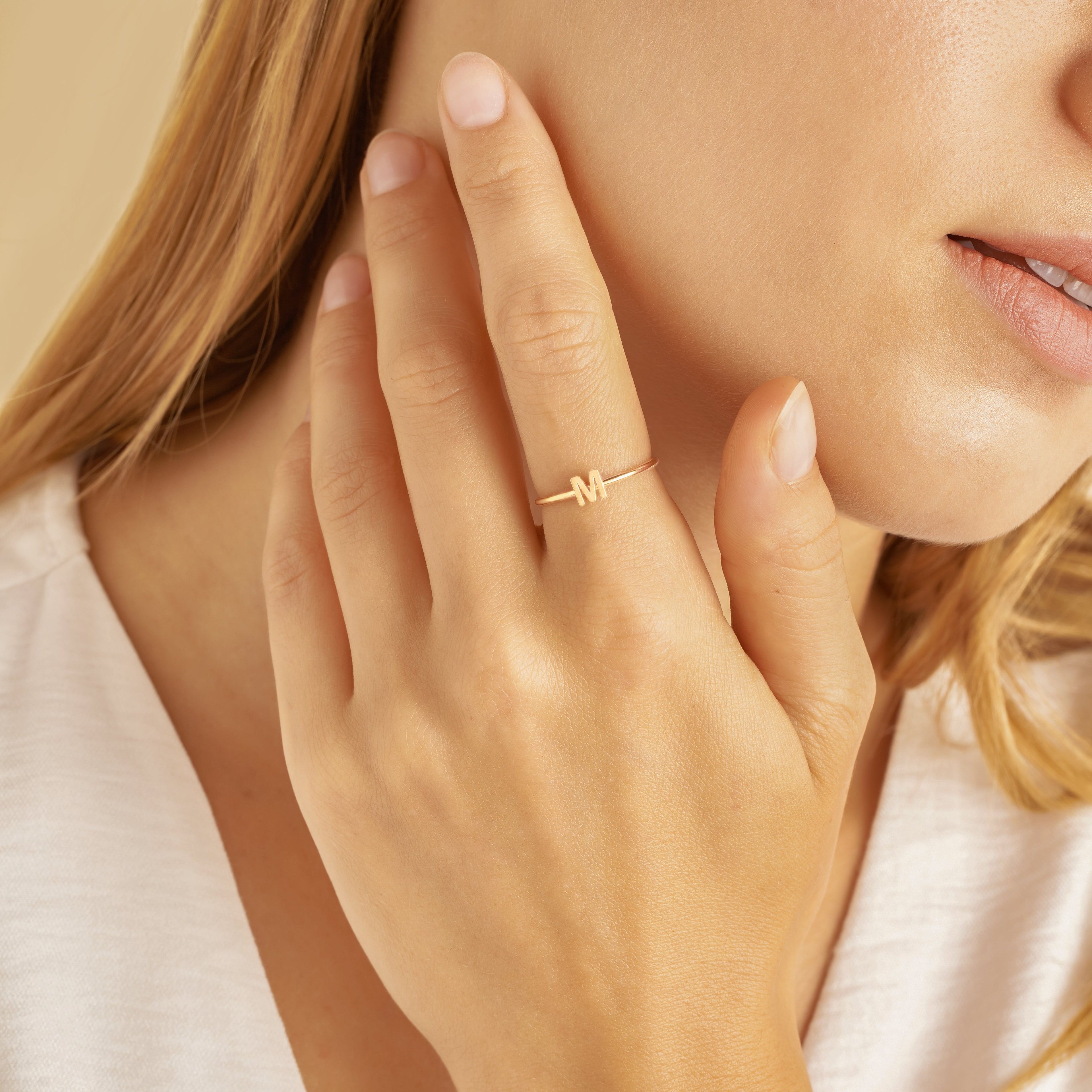 Alex Dainty Letter Ring