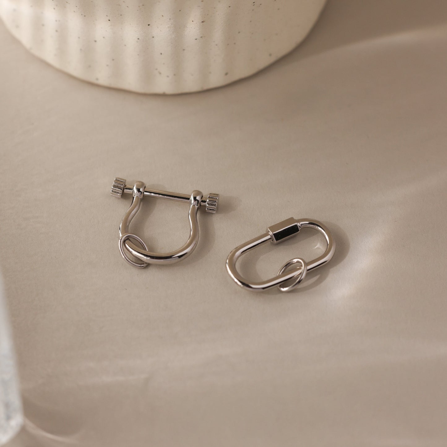 Bar & Carabiner Charm Set