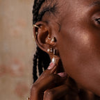 Pearl Diamond Cluster Studs