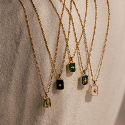 North Star Gemstone Necklace