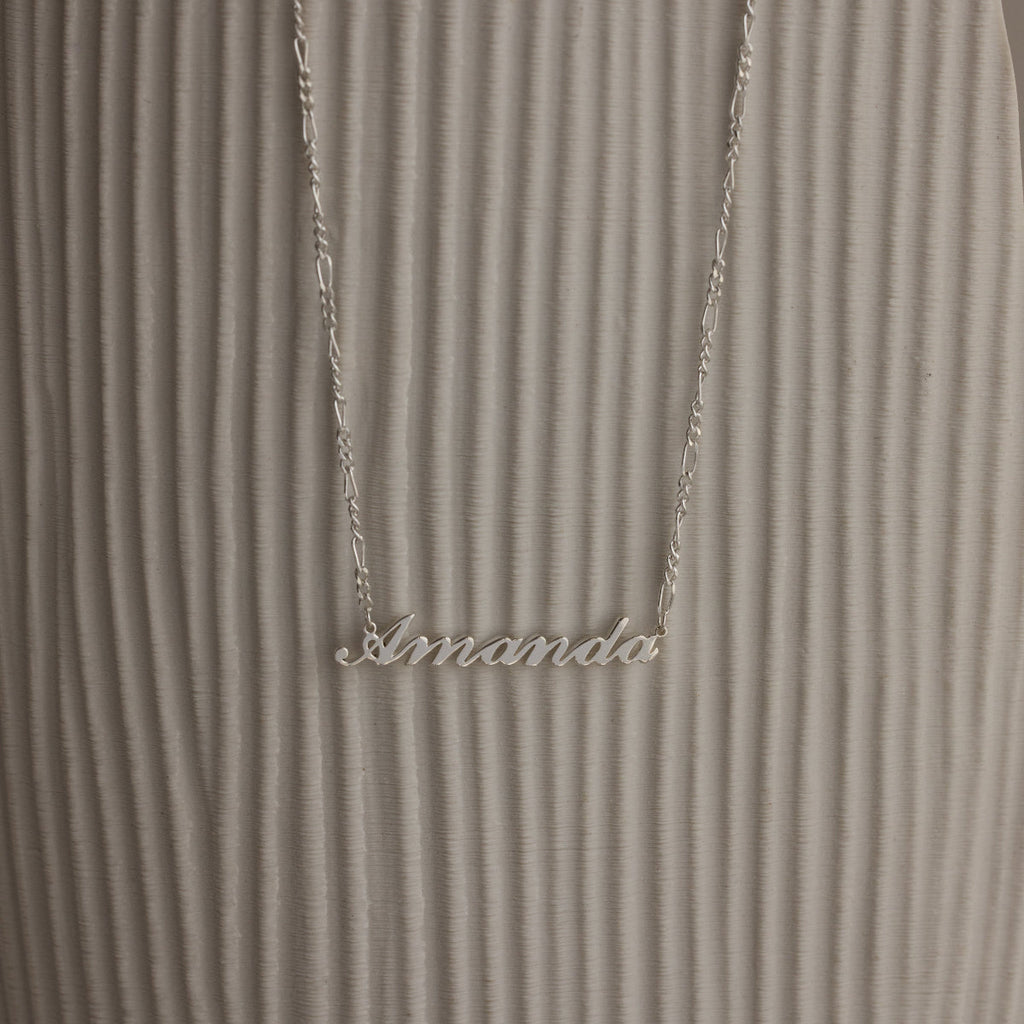 Carrie Figaro Chain Name Necklace