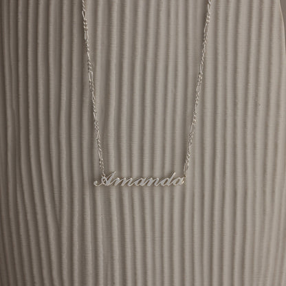 Carrie Figaro Chain Name Necklace