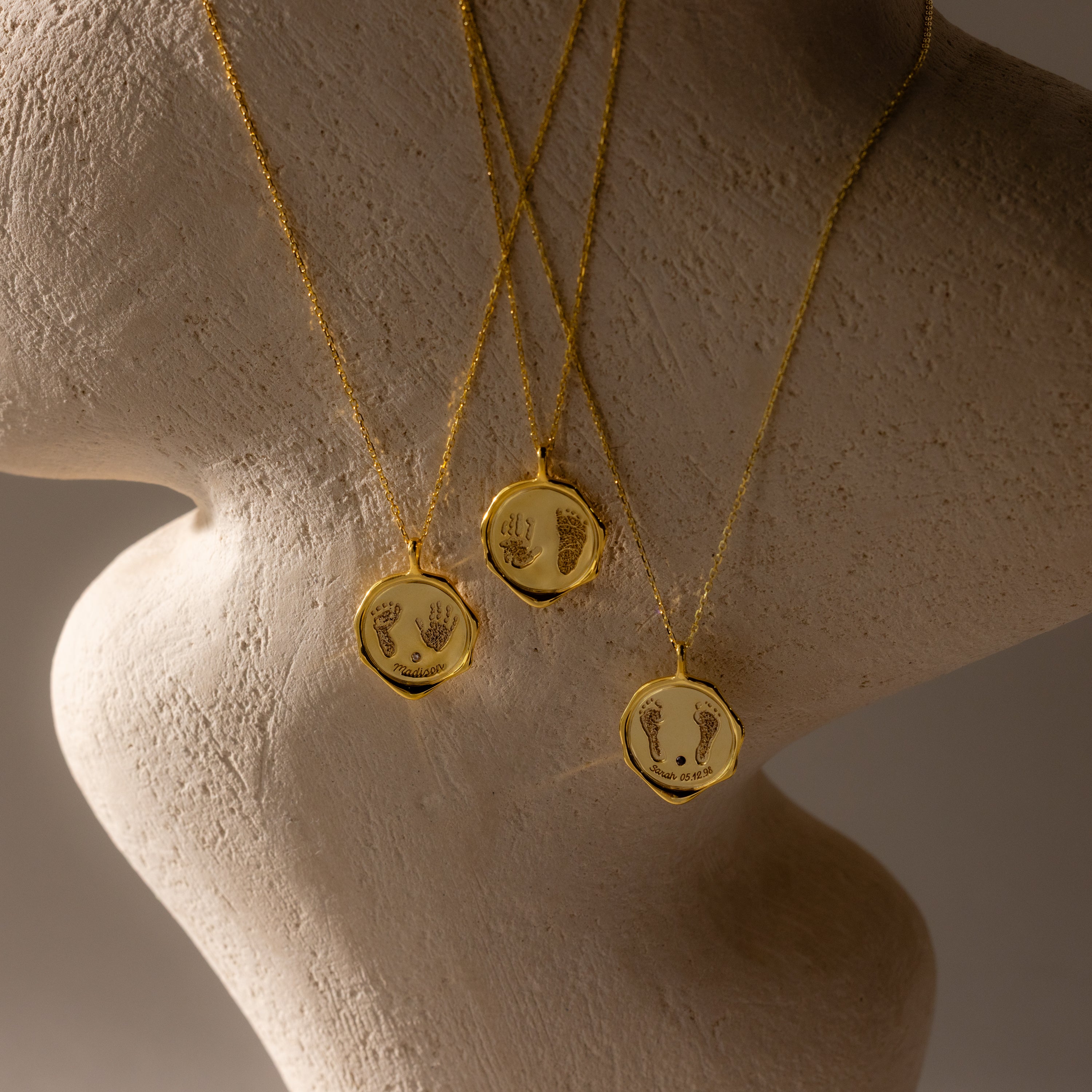 Baby Hand & Footprint Necklace