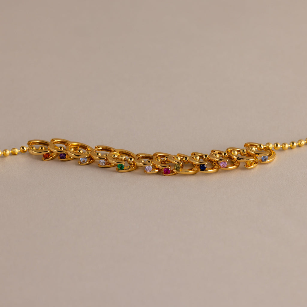 Floating Birthstone Huggies