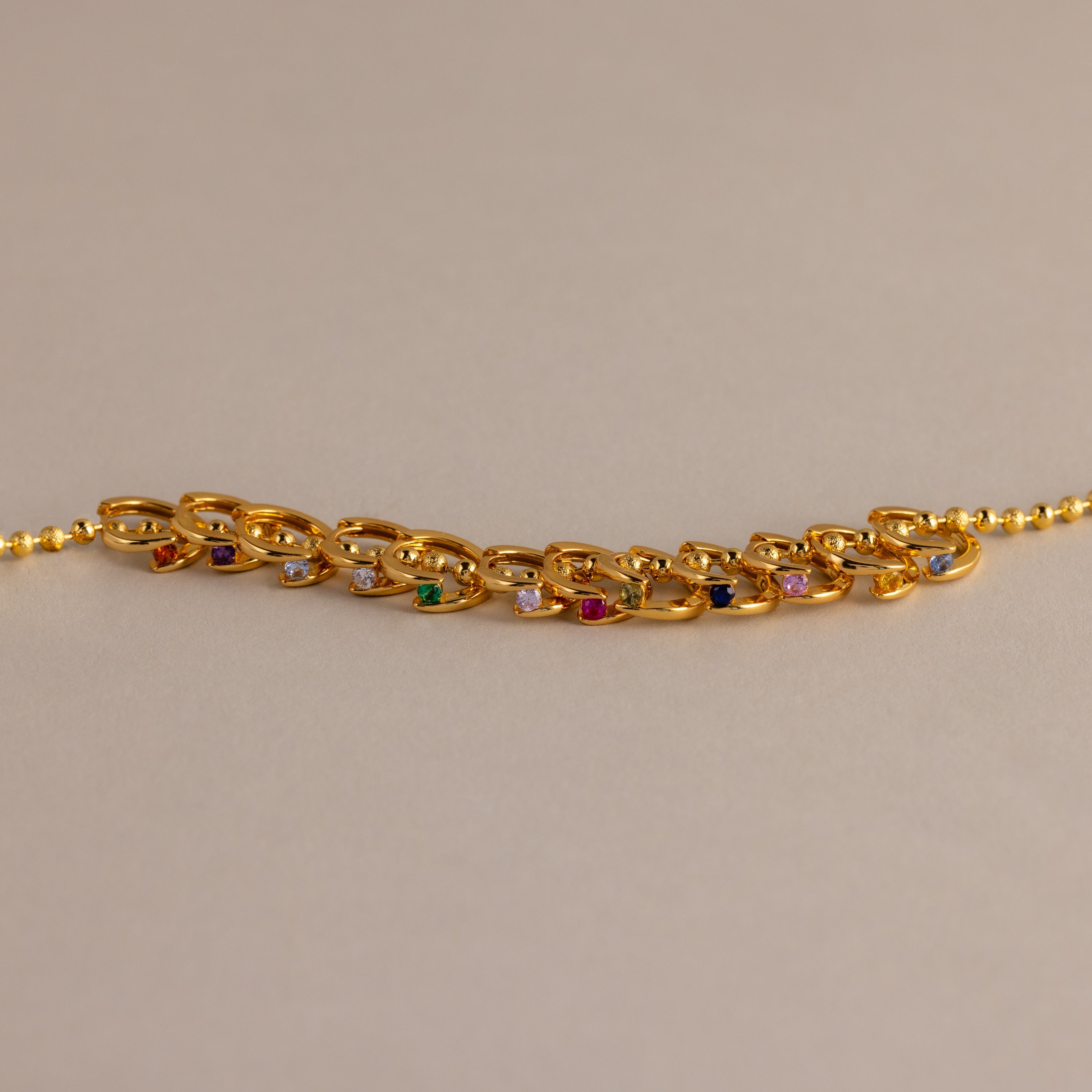 Floating Birthstone Huggies