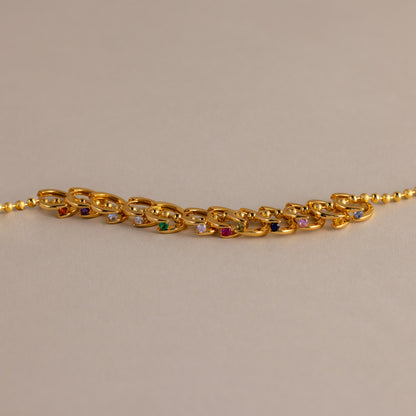 Floating Birthstone Huggies