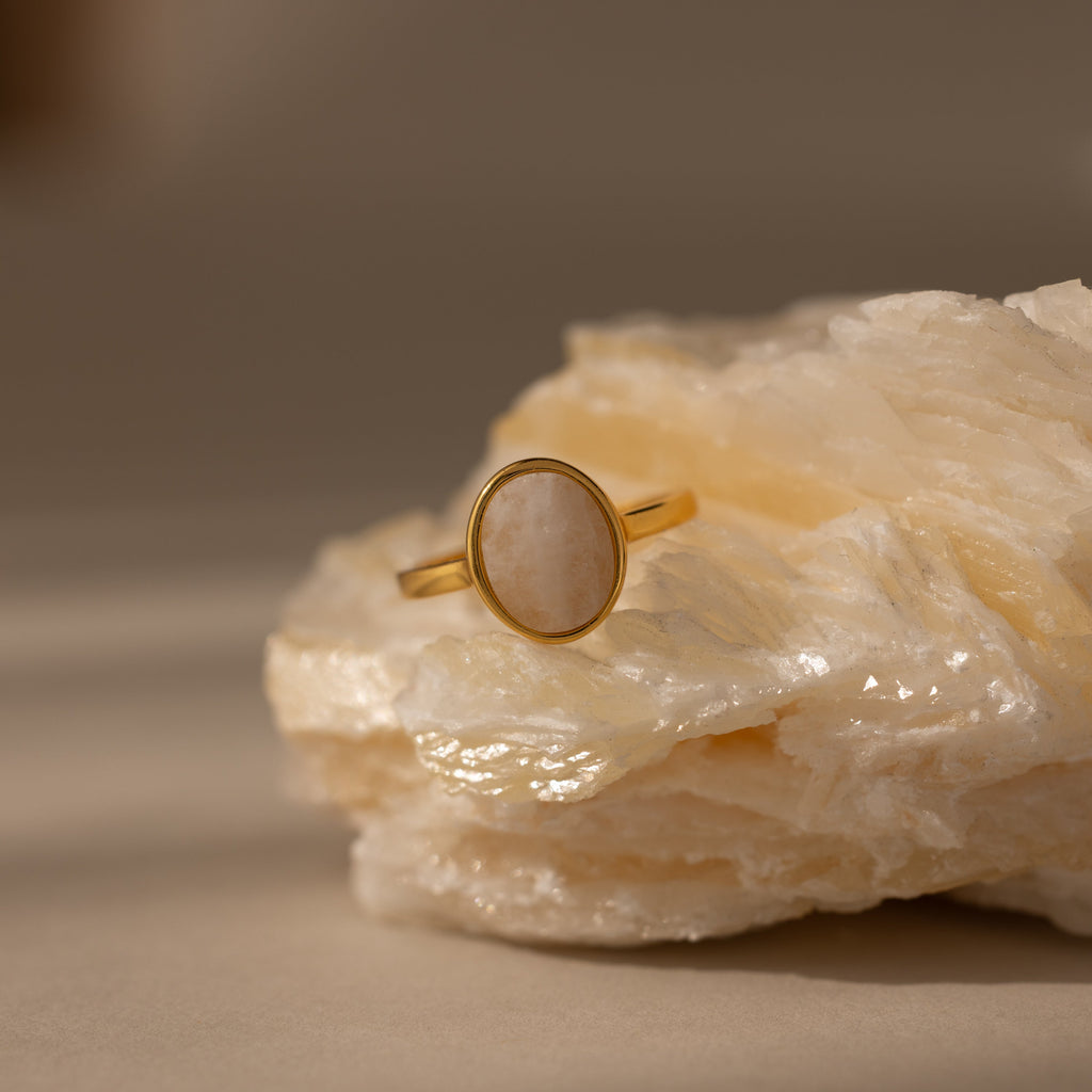 Moonstone Signet Ring