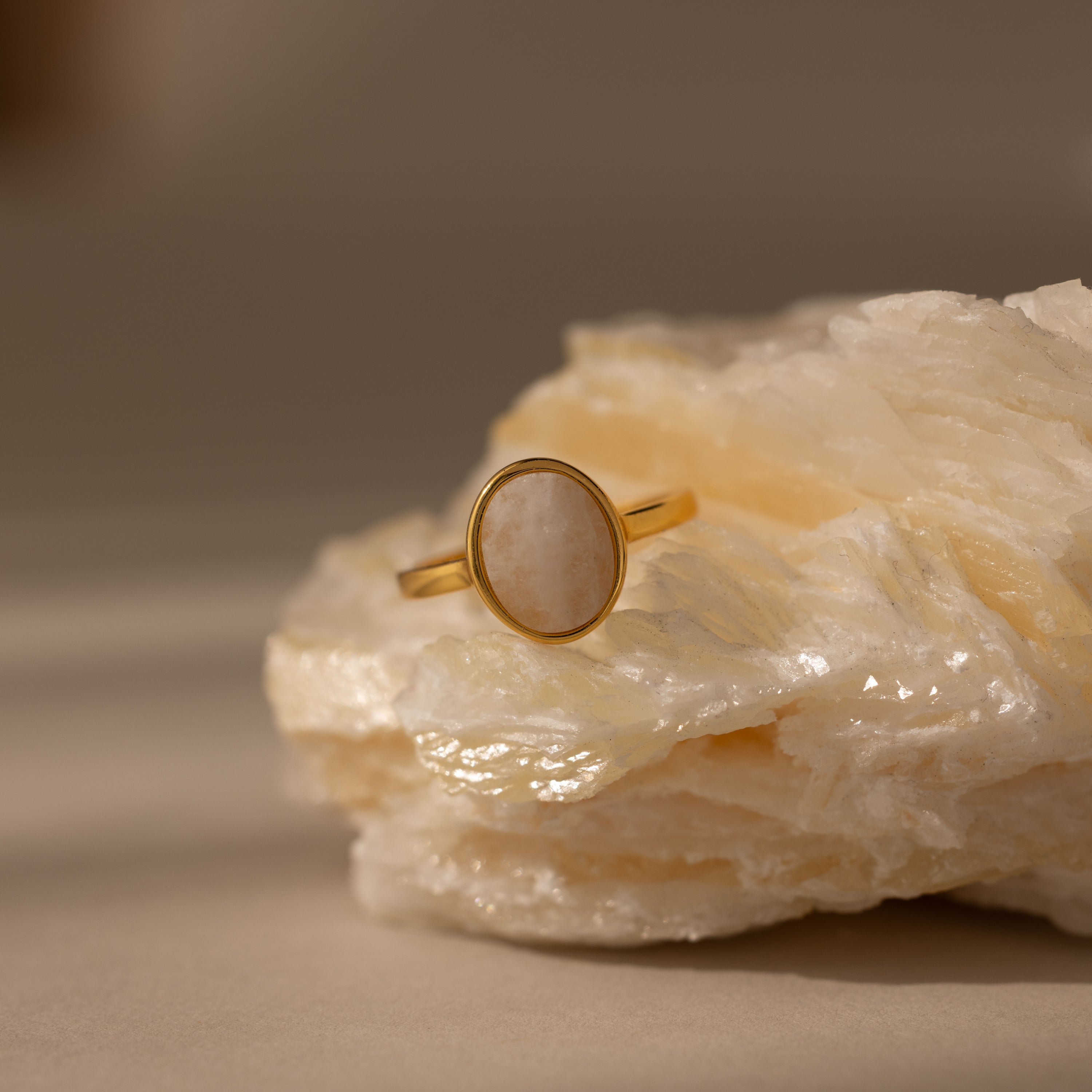 Moonstone Signet Ring