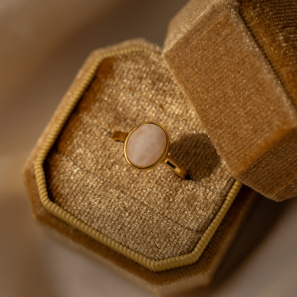 Moonstone Signet Ring