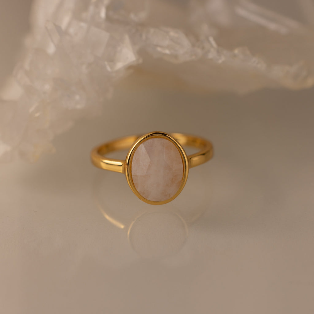 Moonstone Signet Ring