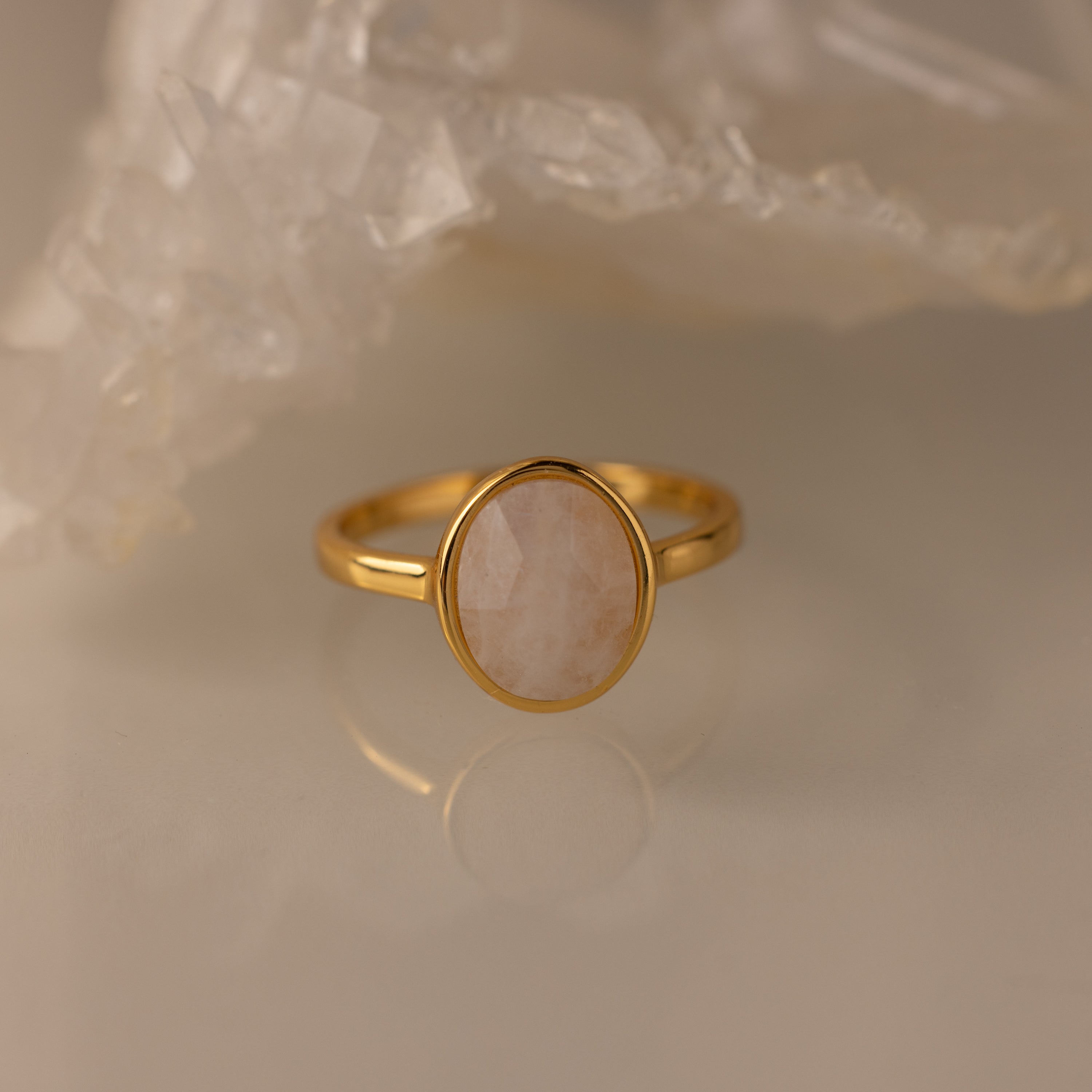 Moonstone Signet Ring