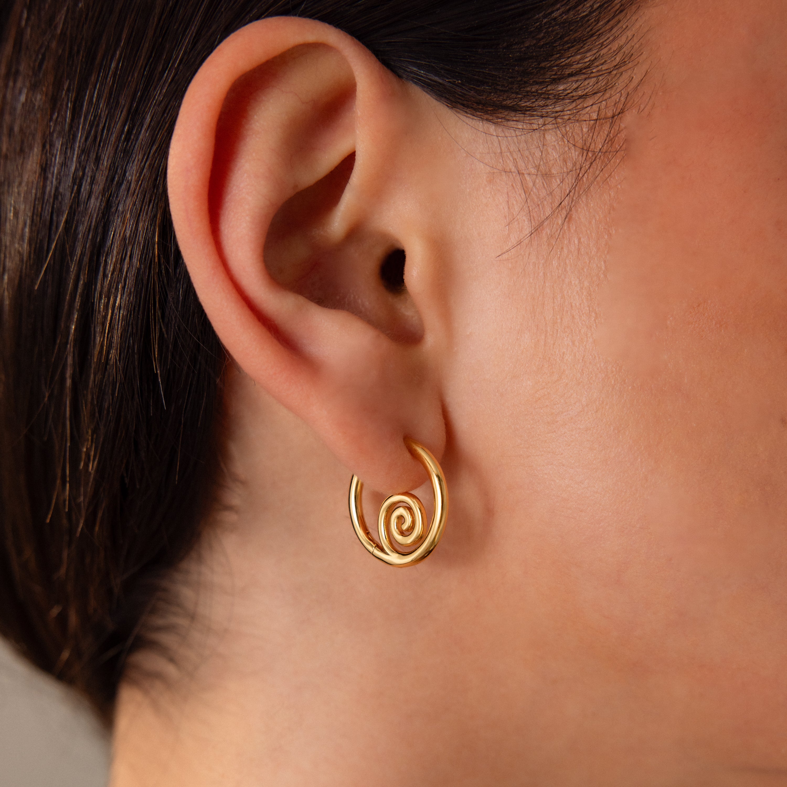 Spiral Swirl Hoops