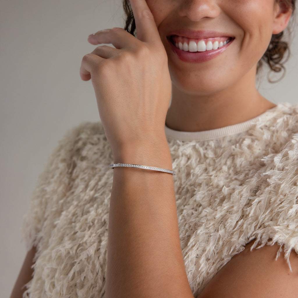 Diamond Tennis Bangle
