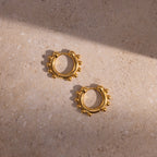 Beaded Hoops