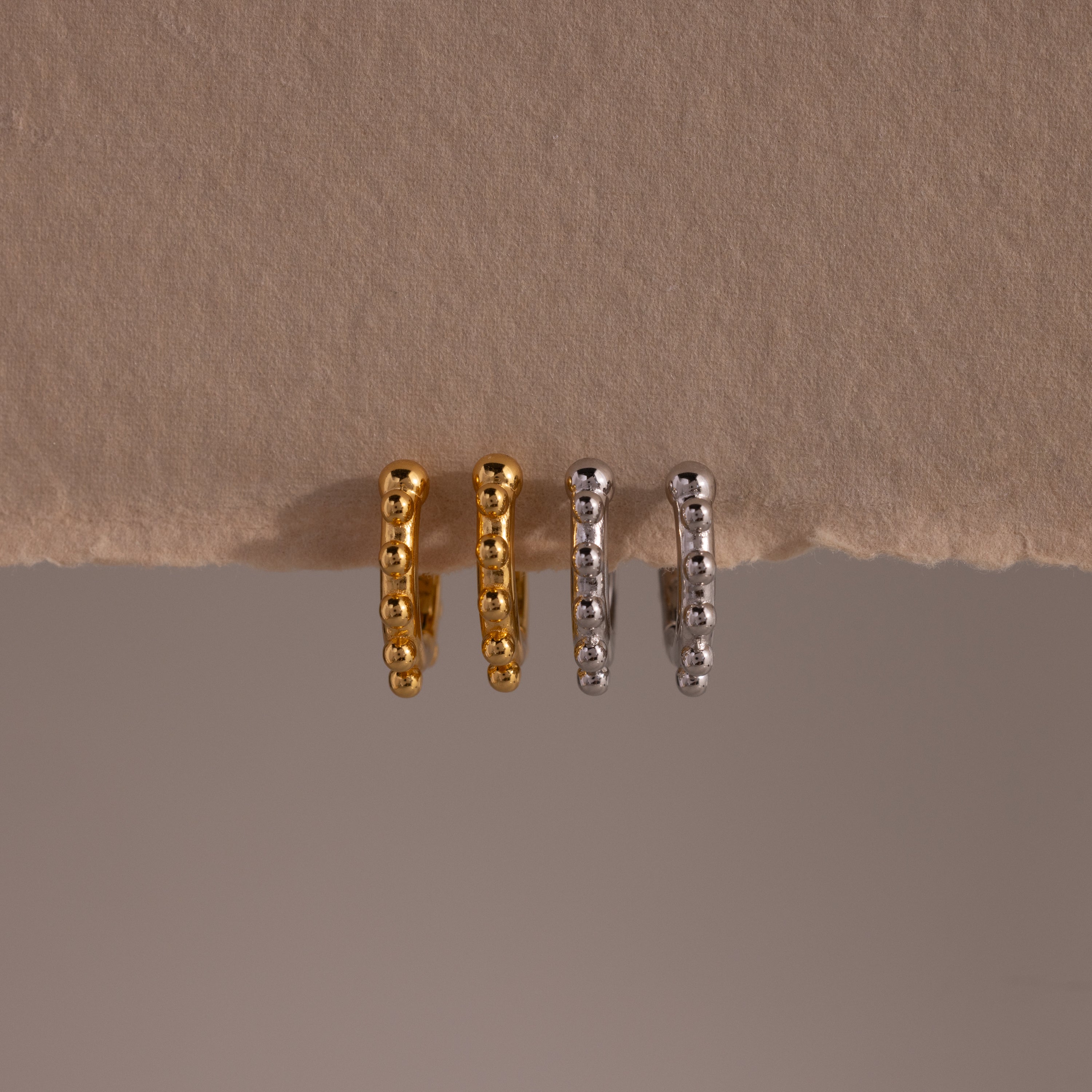 Beaded Hoops