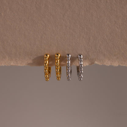 Beaded Hoops