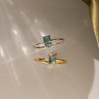 Agate Emerald Ring