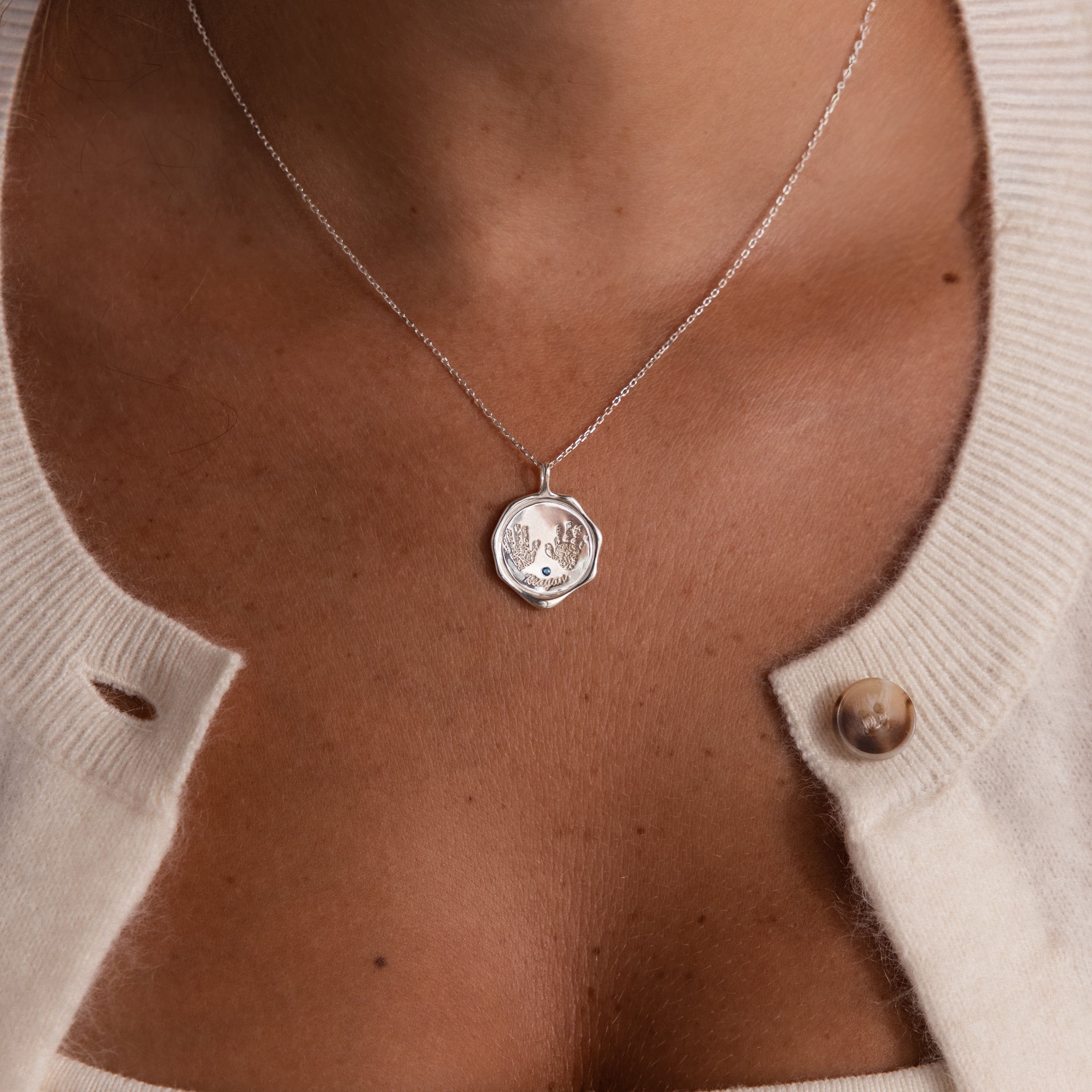 Baby Hand & Footprint Necklace