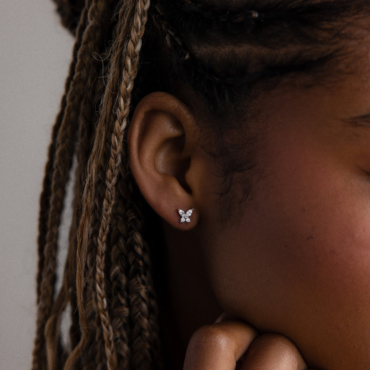 Butterfly Diamond Studs