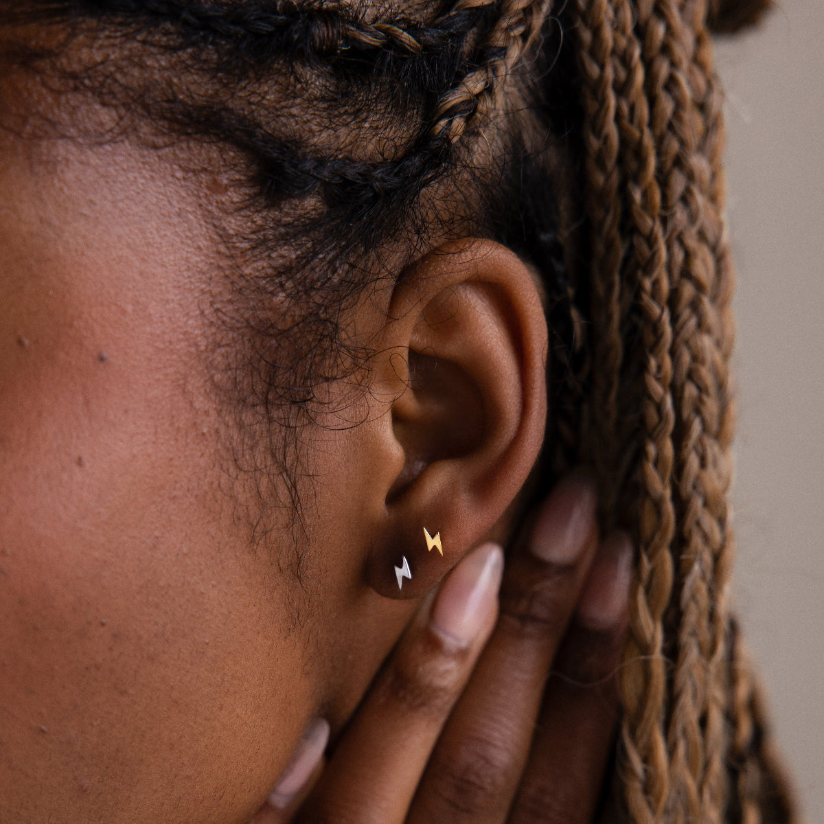 Lightning Bolt Studs