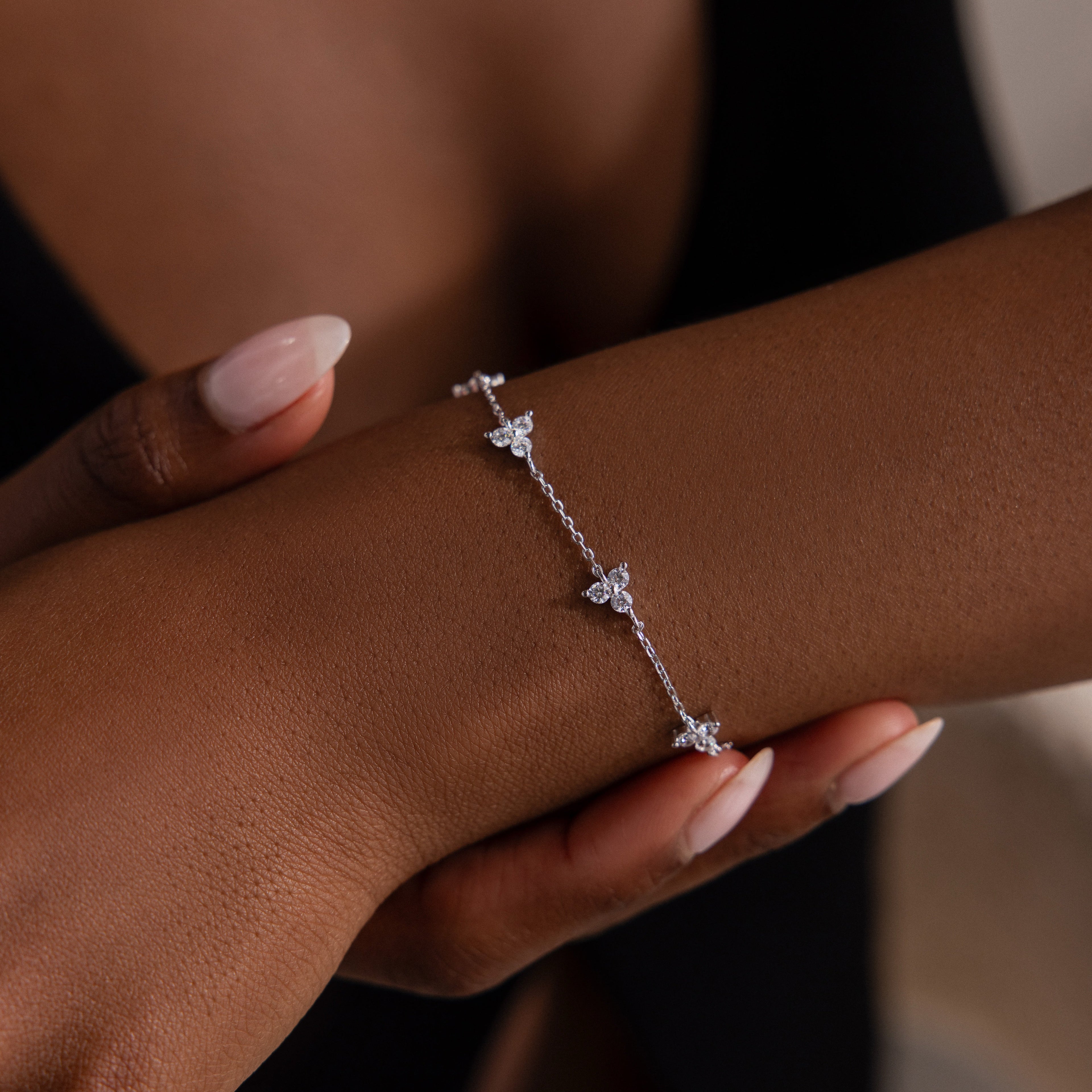 Mini Lily Diamond Bracelet