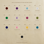 Duo Birthstone Tennis Linked Ring Set