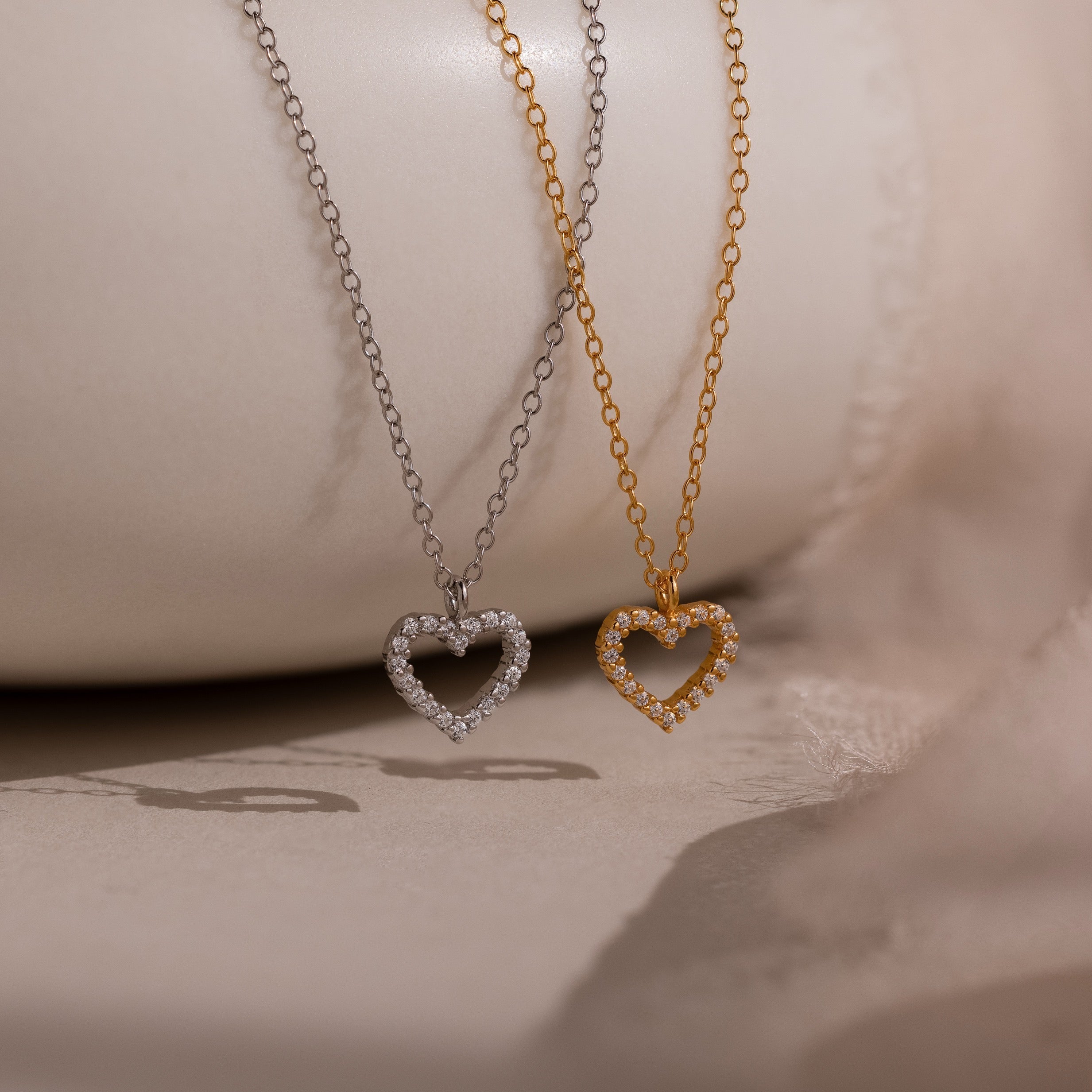 Forever Pave Heart Necklace