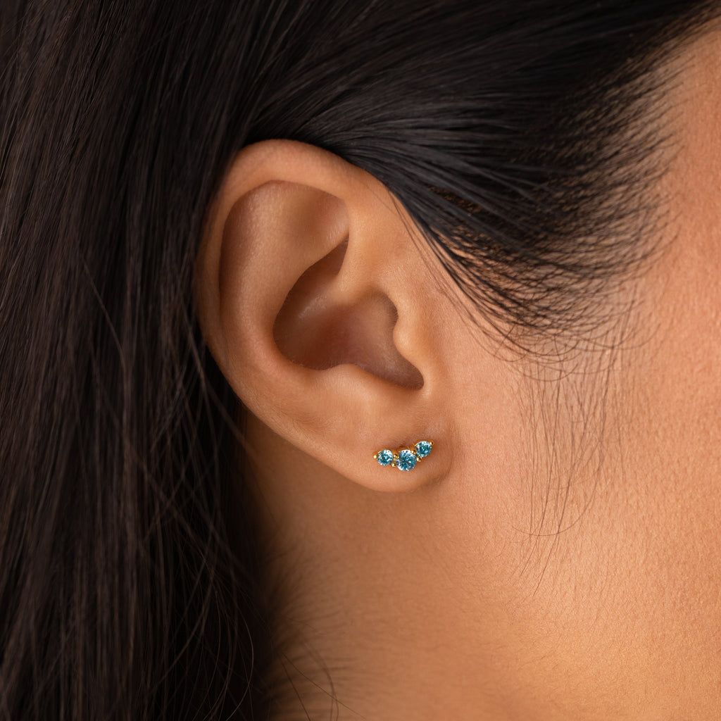 Bella Birthstone Studs