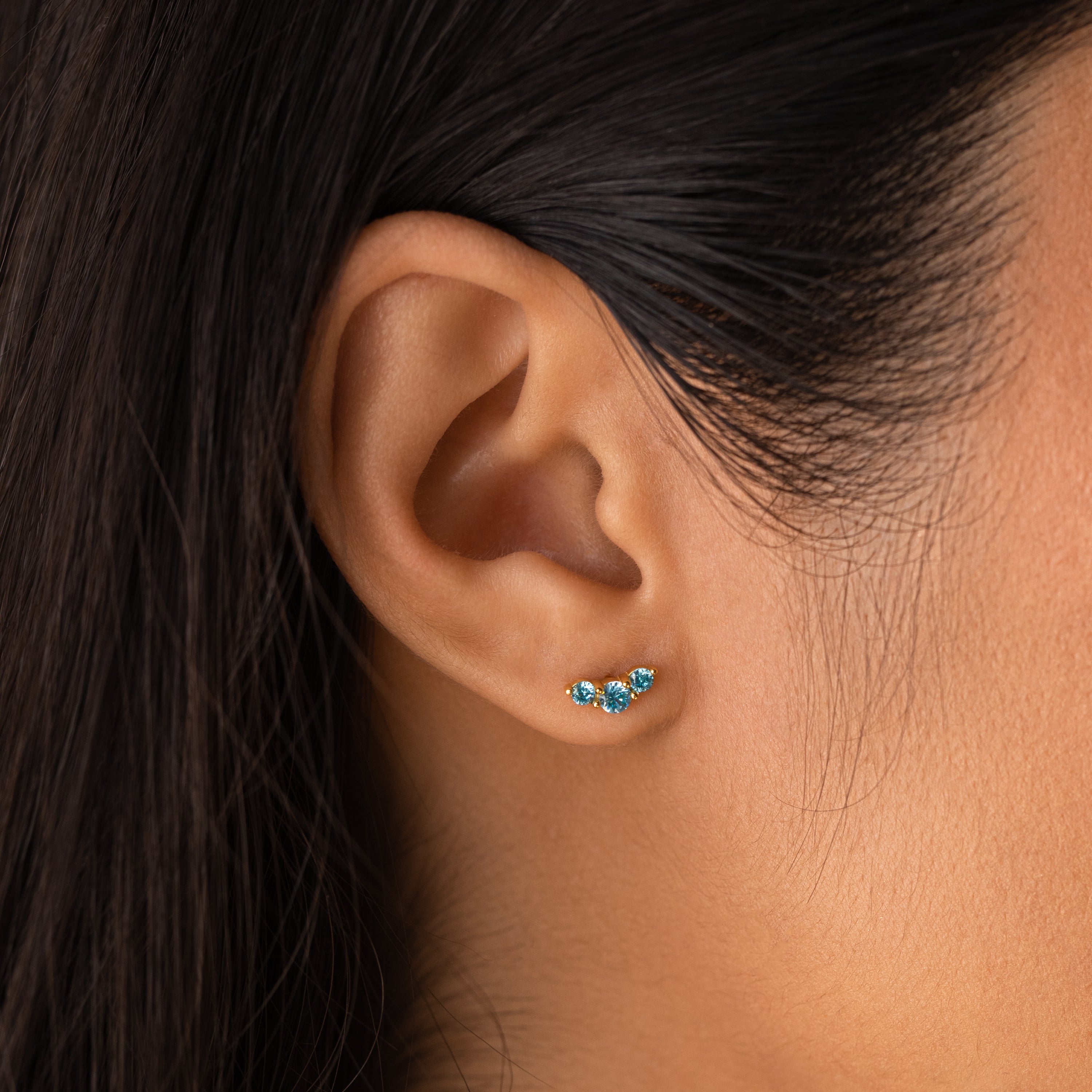 Bella Birthstone Studs