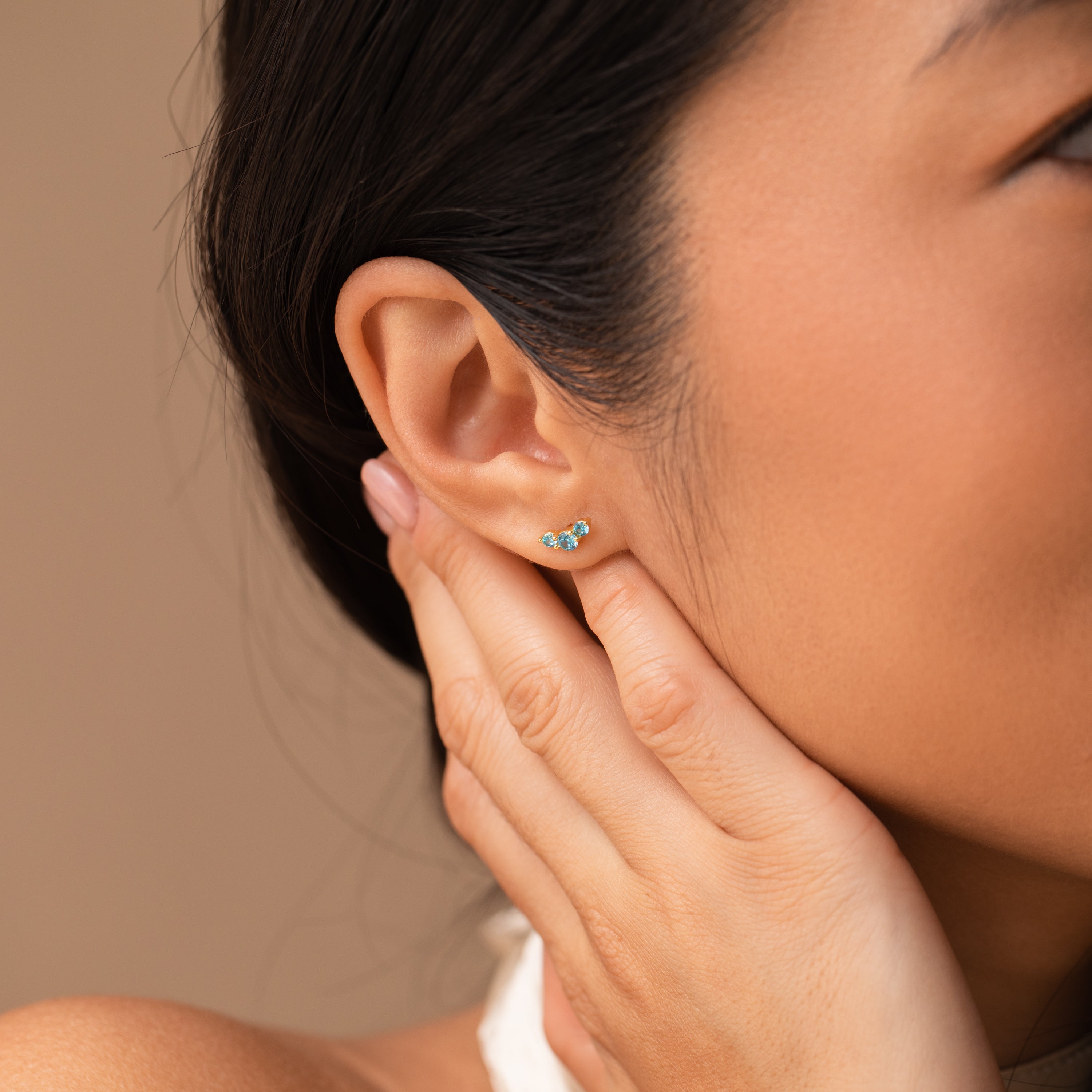 Bella Birthstone Studs