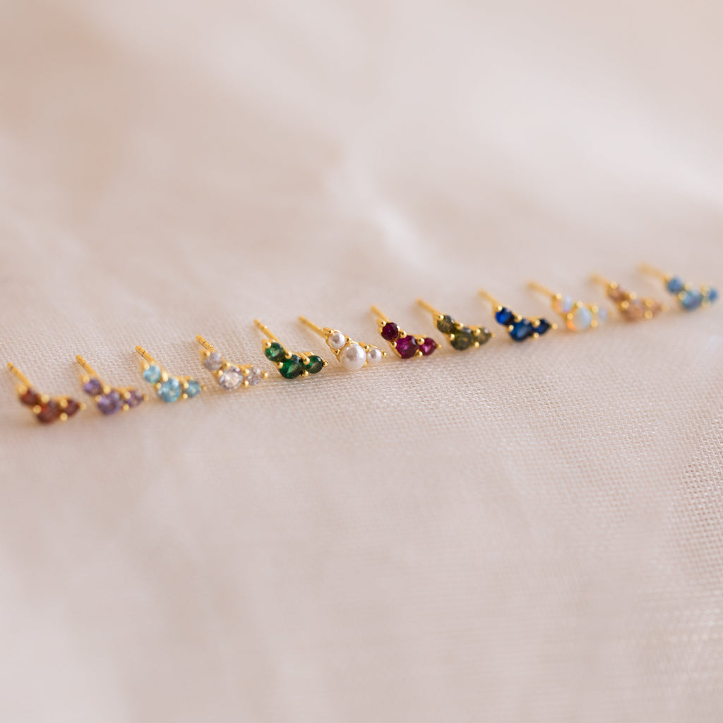 Bella Birthstone Studs