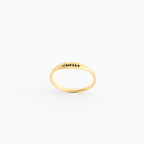 Skinny Birth Flower Ring