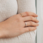 Skinny Birth Flower Ring