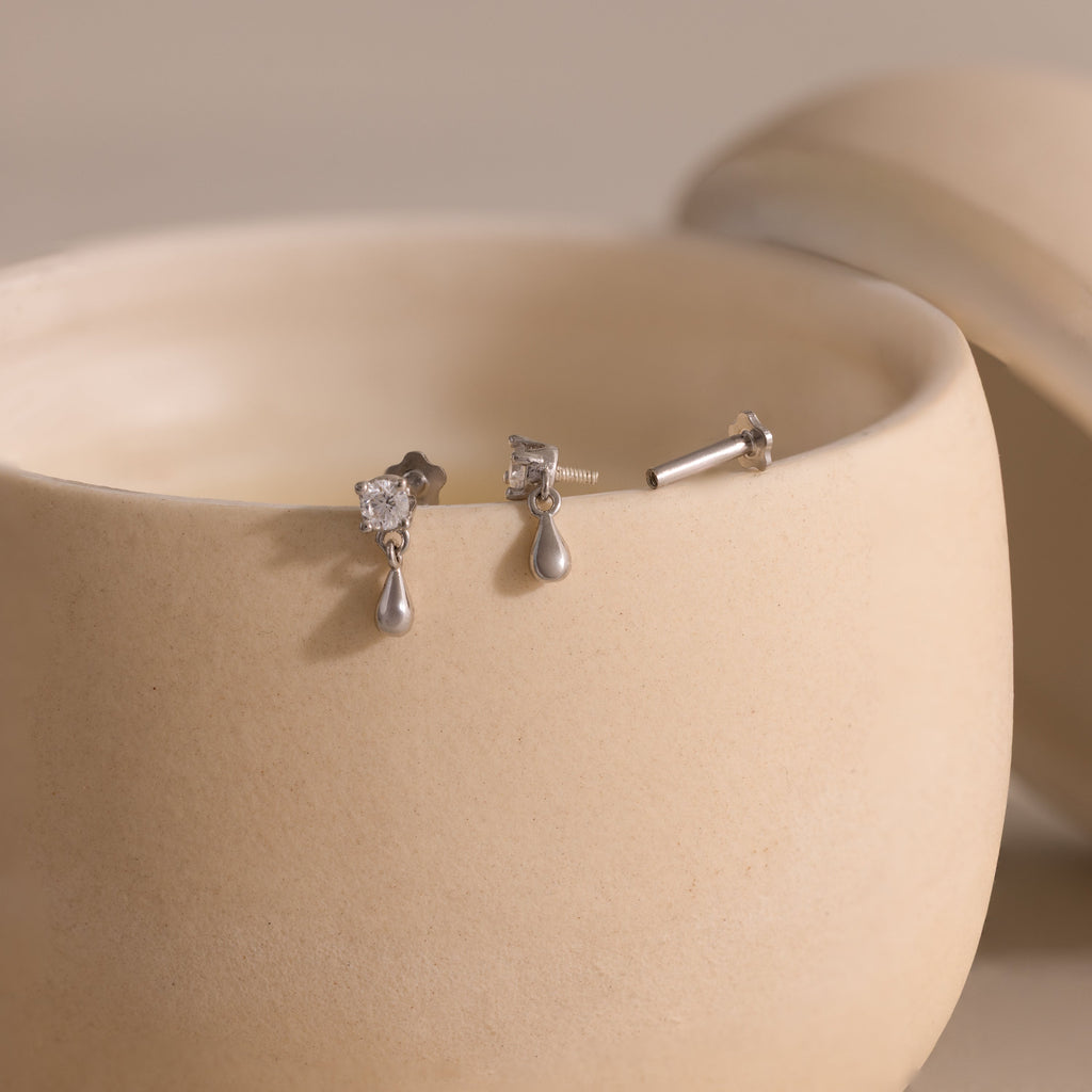 Diamond Droplet Studs