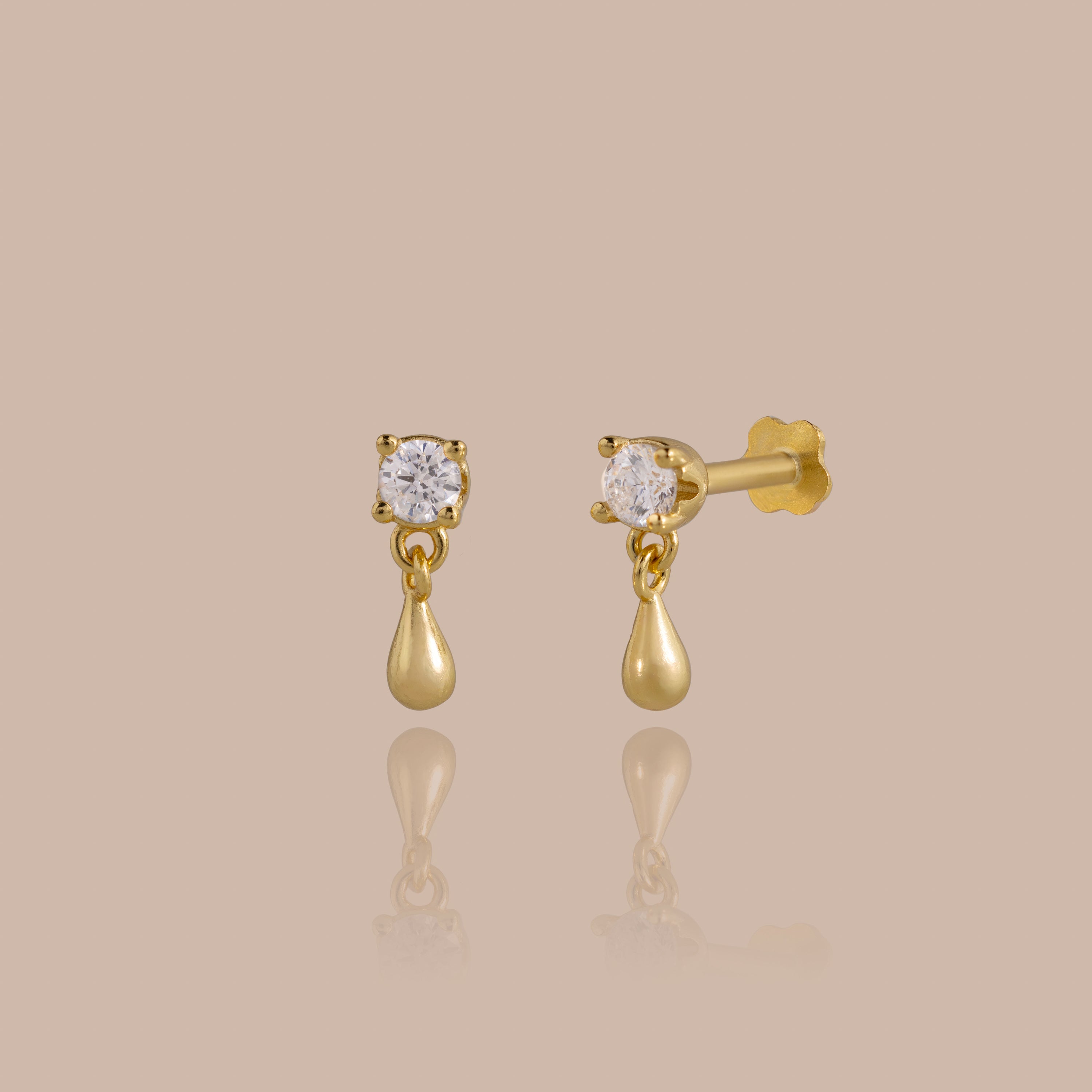 Diamond Droplet Studs