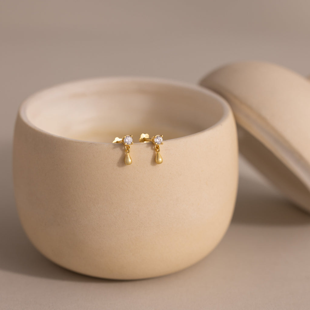 Diamond Droplet Studs