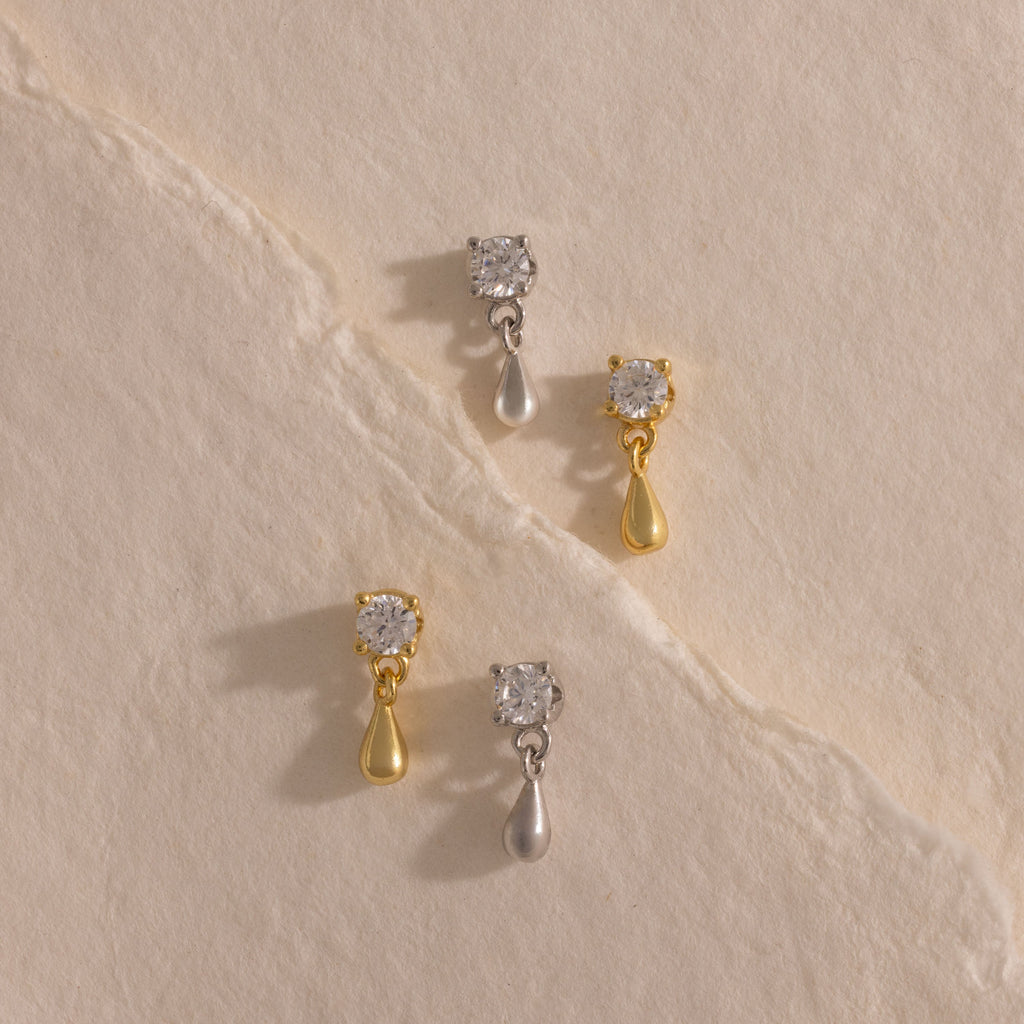 Diamond Droplet Studs