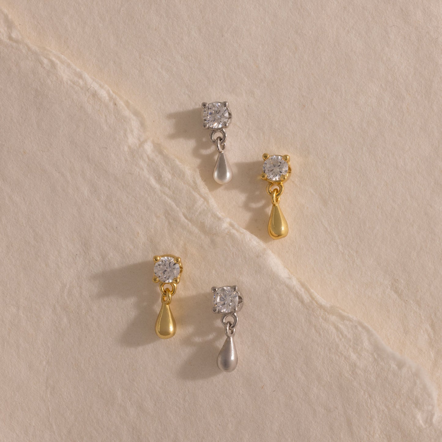 Diamond Droplet Studs