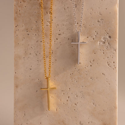 Skinny Cross Necklace