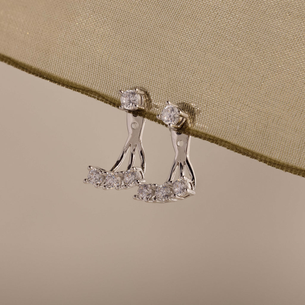 Diamond Cascade Ear Jackets