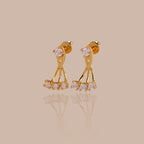 Diamond Cascade Ear Jackets