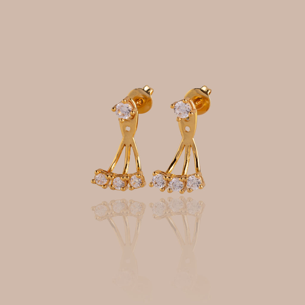 Diamond Cascade Ear Jackets