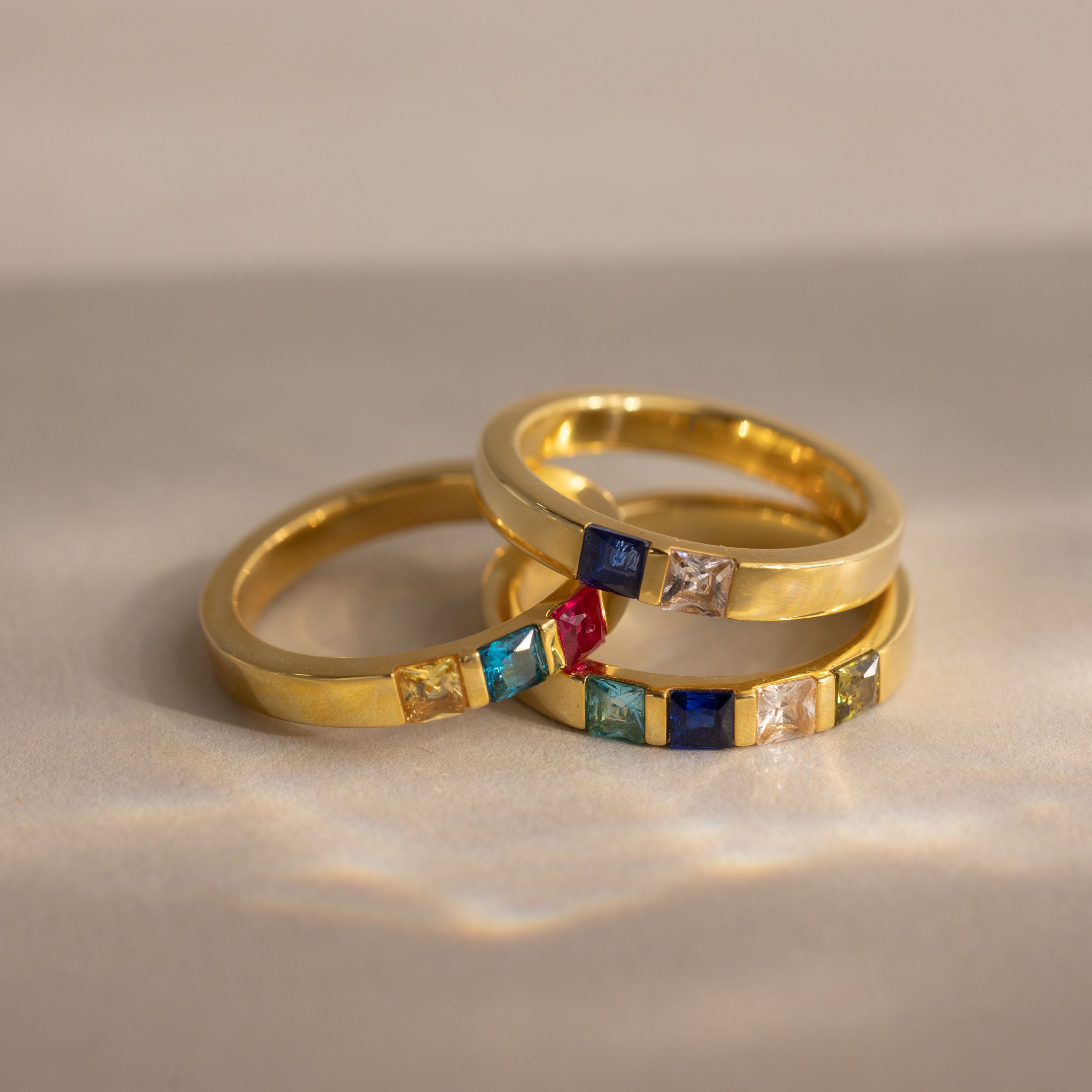Multiple Birthstone Band