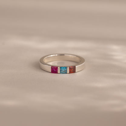 Multiple Birthstone Band