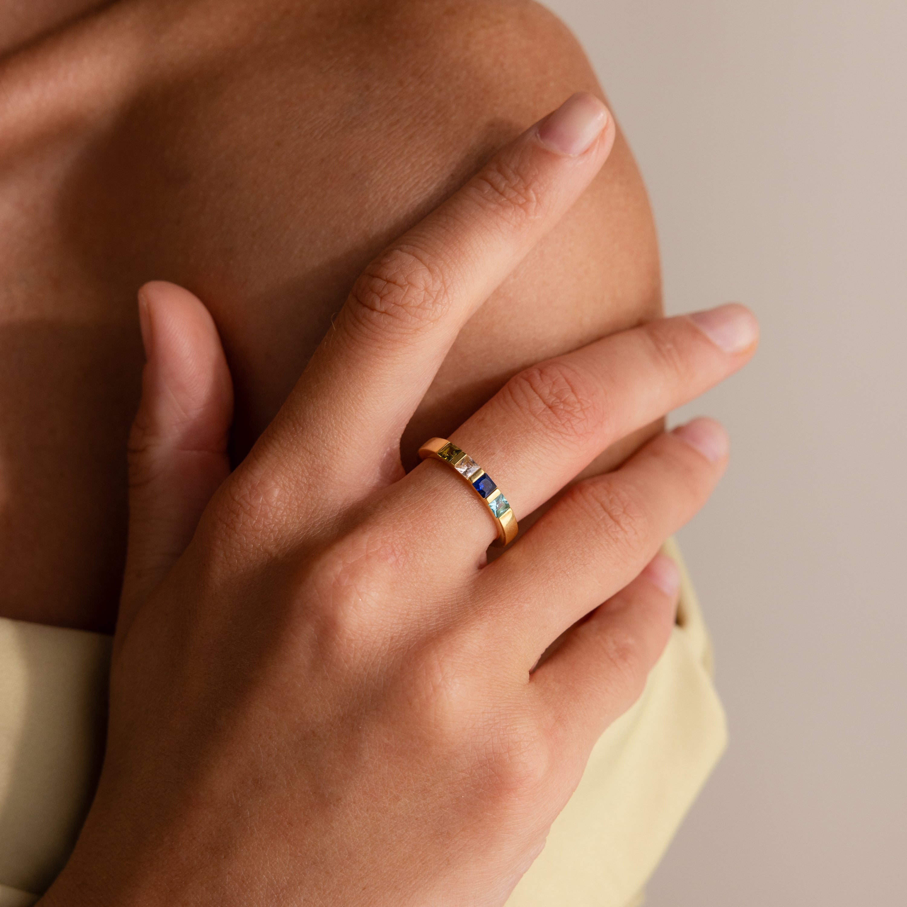 Multiple Birthstone Band